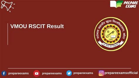 VMOU RSCIT Result 2023 (Released) .
